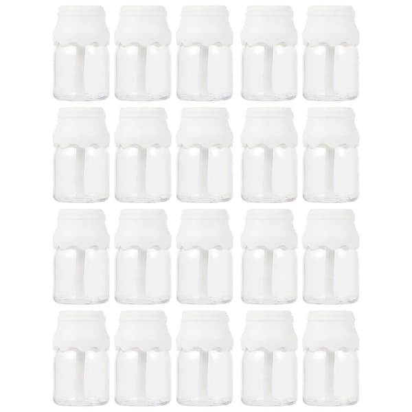 20 stk. Mælkeflaske Lipglossrør Søde Lipglossbeholdere Mini Læbepomade Tube