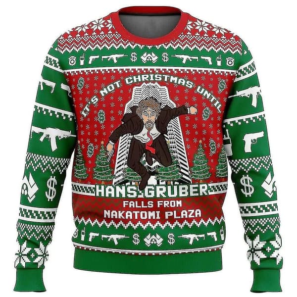 Efterår Grim Jule Sweater Gave Julemand Pullover Mænd 3d Swe XXXXXL