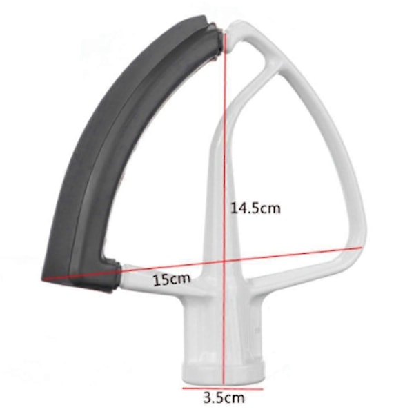 Flex Edge Pisker Hoved Skålskraber Til Kitchenaid 4.5-5qt Tilt-head Røremaskine Mikser Hoved Blender