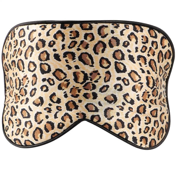 1 st Justerbar Sovmask Siden Leopard Design Skuggande Ögonbindel