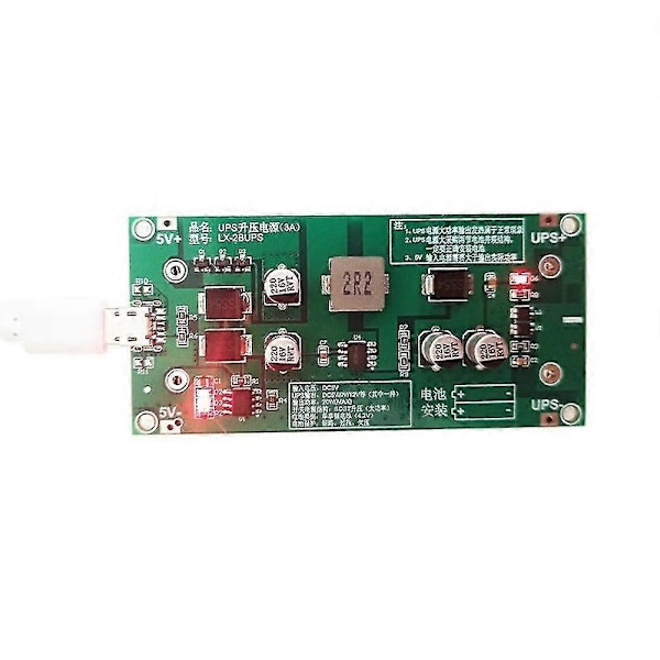 15W 3A High-Ups18650 Boost Lataus 5V Lataus Ja Purku Ups Keskeytymätön