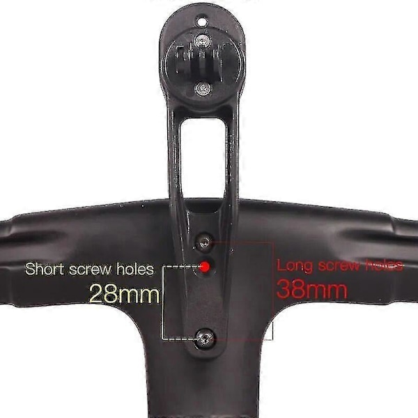 Til H31, CP01, CP04, CP06, CP07, CP10, CP16 Integreret Cykelstyr Computer Mount Holder til Garmin Bryton Cateye GoPro