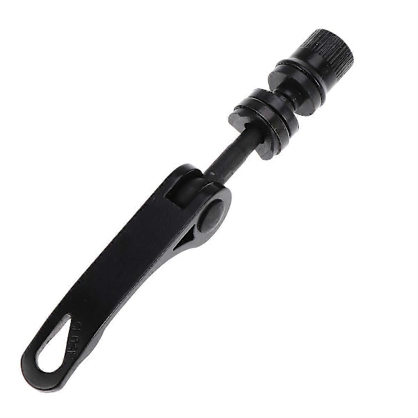 Yleiskäyttöinen pikalinkku maantiepyörään pyörän navalle satulatolpan satulakiinnikkeelle etunavan linkku MTB BMX maastopyörän maantietangon akselivipu 38mm (musta)
