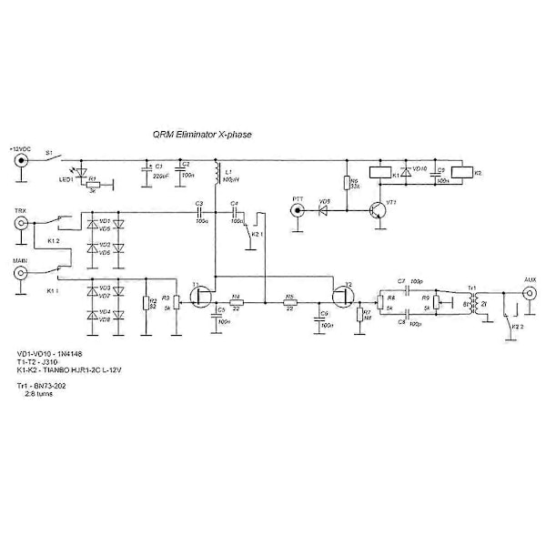 Qrm Elitor Hf S Diy Kit Board X-fase 1-30 Mhz Hf Med Ptt For Ham Ra