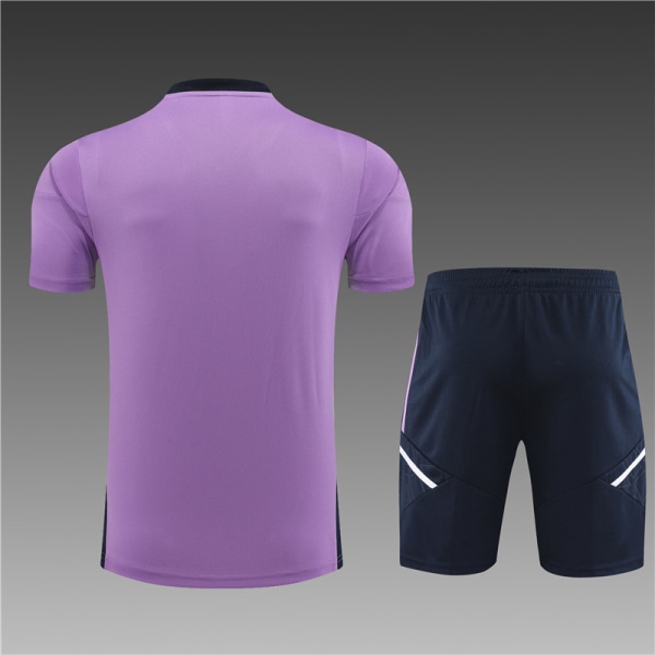 22-23 Ny säsong Real Madrid Vuxen/Barn kortärmad tröja purple XL