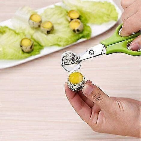 Vaktel Egg Shell Cutters, 2 stk Rustfritt Stål Saks Små Vaktel Egg Åpner Sigarkutter Vaktel Egg Saks Kjøkkenverktøy