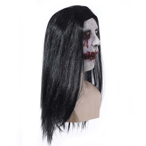 Halloween Mask Demon Screaming Ghostface Mask Rolig Dödsmask Skräck Dödskalle Mask Skript Dödande dekorativa tillbehör