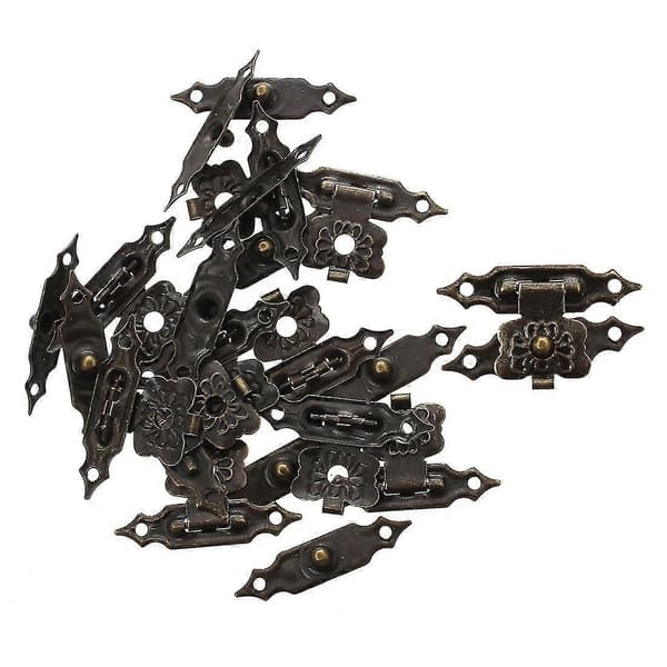 10 X Anchive Treboks Låssett Lukket Bronse 3 Cm Lang