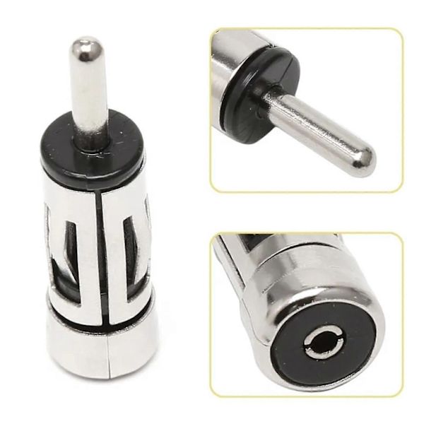 Generisk bilradioantenneadapter Universal ISO-stik til DIN-stik