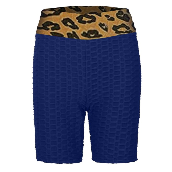 Tflycq Dame Basic Slip Cykelshorts Kompression Trænings Leggings Yoga Shorts Bukser Blue S