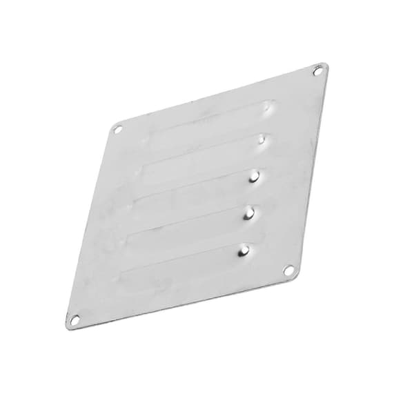 Ventilationsplader i rustfrit stål, skodder 127x114mm Marine Hardware Assembly til skibe