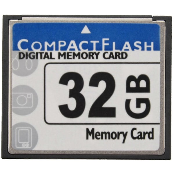 32 Gt:n Compact Flash -muistikortti (valkoinen ja sininen)