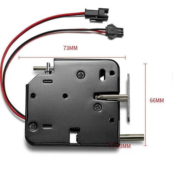 2x 12v 2a Intelligent Elektronisk Kontroll Elektromagnetiskt Lås, Skåplås, Passerkontroll S
