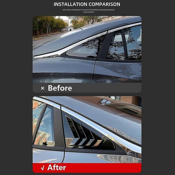 Side Ow Louvers, Scoop Louvers Dækpersienner Til Mg 5 Mg5 2021 Biltilbehør Udvendigt, Bl