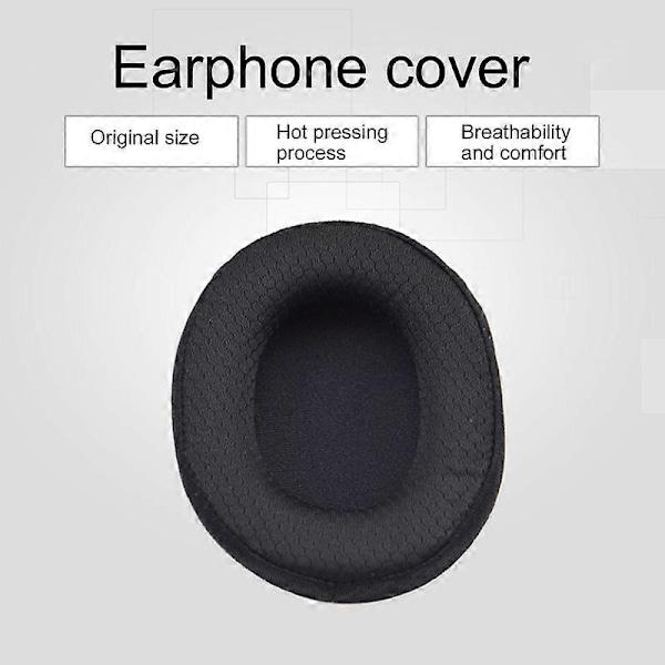 1 Par Bekväma Hög Elastiska Hörlursöverdrag Brusreducerande Öronmuff Hörlurstillbehör för Steelseries Arctis 3/5/7.