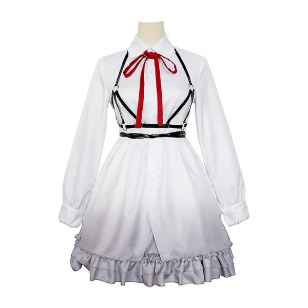 Super World Project Färgglad Scen Virtuell Sångare Cos Kostym Cosplay Spets Lolita Kjole L