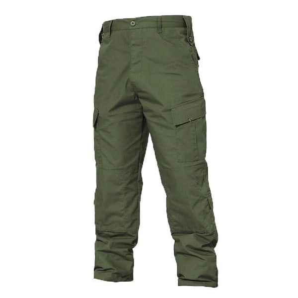 Män Militär Taktisk Armé Grön Kamouflage Overall Combat Byxor Army green L