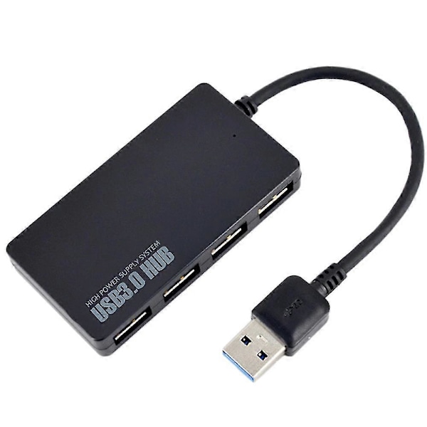 USB 3.0 Hub Höghastighets USB3.0+USB2.0 Hub Extern 4-portars Adapter Splitter För Laptop Stöd Window