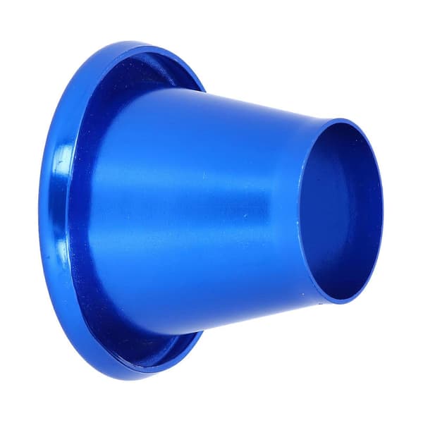 1.9in Luftinntak Turbo Horn Velocity Stack Adapter CNC Aluminium Bil Modifikasjonstilbehør Blå