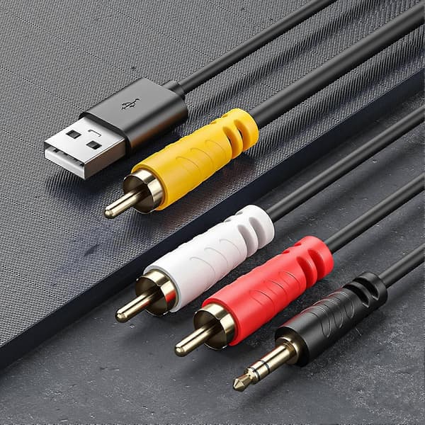 Koaksial til 3,5 mm lydkonverter HiFi Design Støyreduksjon Plug and Play Anti-interferens SPDIF til Lotus Koaksial Lyddekoder