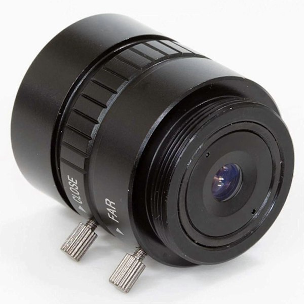 -mount Objektiv För Raspberry Pi Hq Kamera, 12mm Längd Med Manuellt Fokus Och Justerbar Bländare