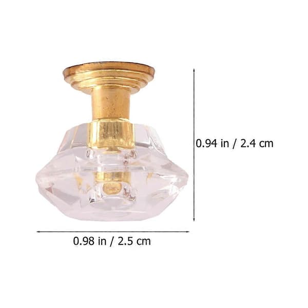 2 stk. Mini Loftlampe Imitation Hængelampe Simulation Miniature Møbler
