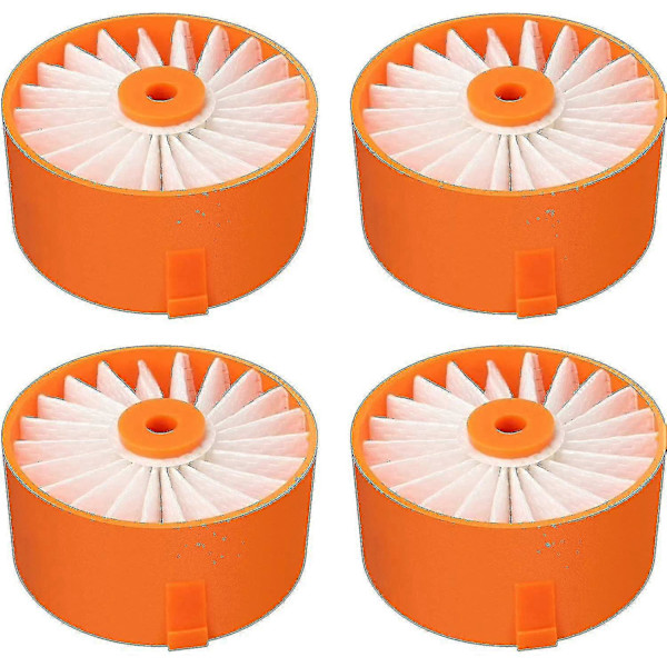 Paket med 4 Ersättningsfilter - Kompatibla med Black+decker Powerseries Extreme Sladdlös Stickdammsugare (modell # Bsv2020)