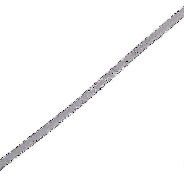 4mm Brett Elastiskt Band, Rund Elastisk Snöre Hög kvalitet Grey 1m