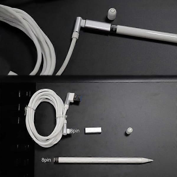 Aluminiumslegering Stylus Hurtigladeadapter Konverter for Apple Pencil