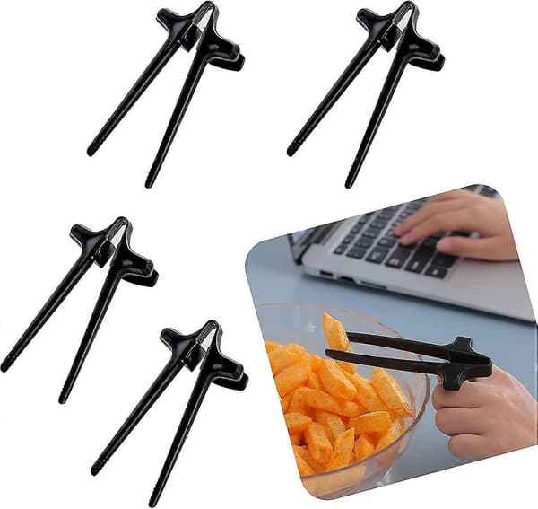 4 stk. Fingerpinde (sort)