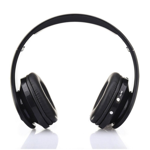 Trådlösa Bluetooth-hörlurar, Over Ear-headset med mikrofon, hopfällbara och lätta, MP3-läge och FM-radio för mobiltelefoner, bärbara datorer och TV Gold