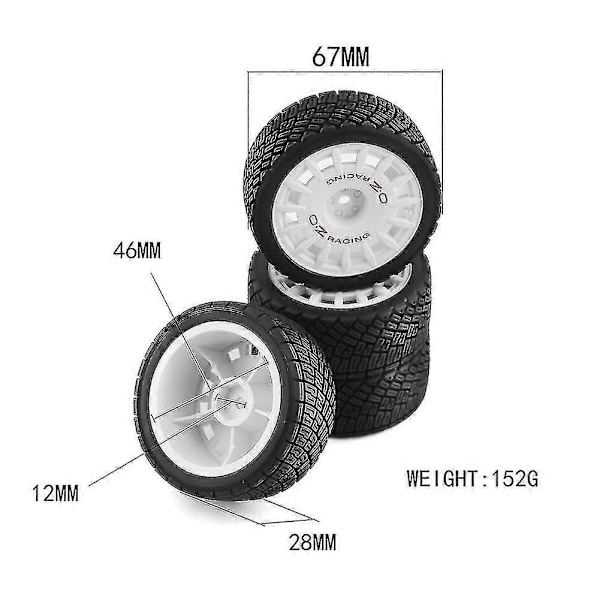 1/10 Rc Auton Renkaat Maantierenkaat Vanteet Tt01 Tt02 Xv01 Ta06 Ptg-2 Wr8 /10 Rc Auton Päivitysosat, 2