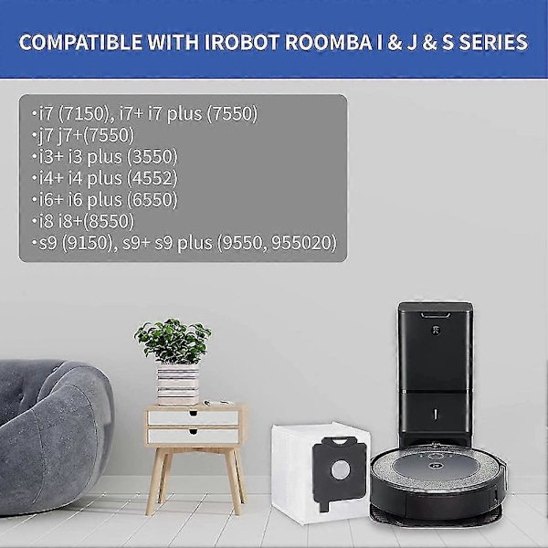For All I S J Clean Base Automatisk Støvtømming S, D Poser For I3 I4 I6
