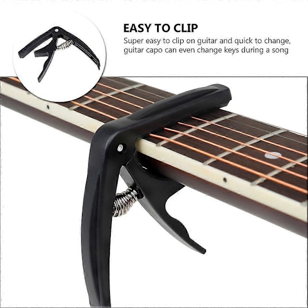 Ukulele Gitarr Universal Capo Gitarr Ersättningscapo för Akustisk och Akustisk Gitarr