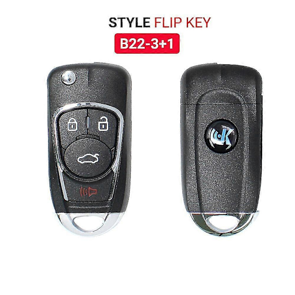 5st/lot Keydiy B22-3 3-knapps B-fjärrkontroll bilnyckel för Kd900 Kd900+ Urg200 -x