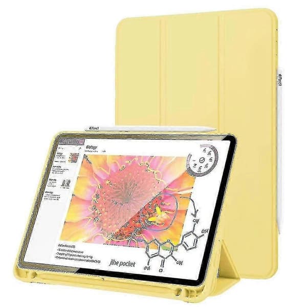 Juleetui til Ipad Pro 11 tommer, stærkt magnetisk foldbart cover YELLOW