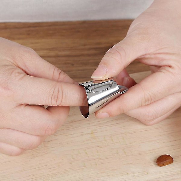 3 st Nagelskydd Apelsinskalare Fingerskydd Nötskalningsverktyg Anti-skärande Hand Fingerskydd