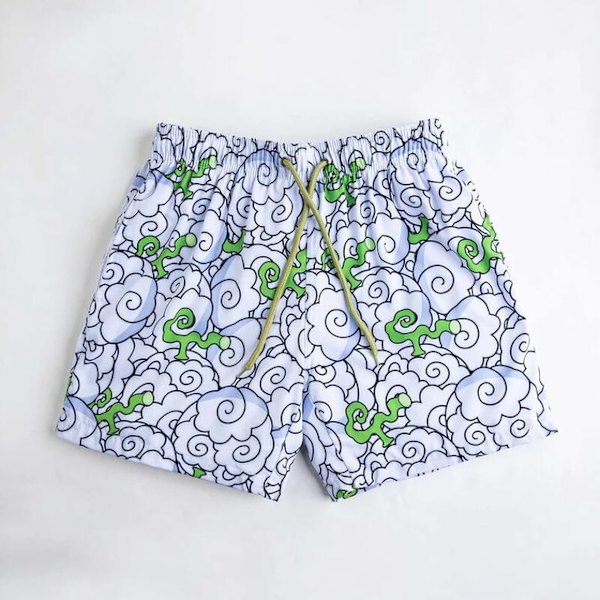 Anime Shorts Herr Djävulsfrukt Manga Gymshorts Träningsshorts S