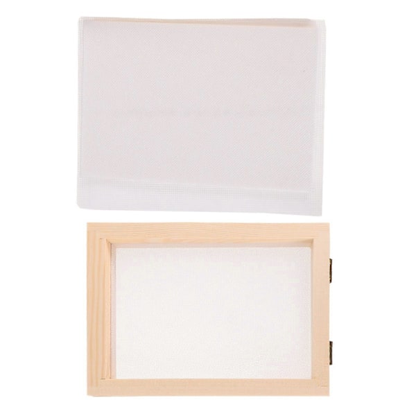 21 kpl/setti DIY Paperityökalu Puinen Paperinvalmistusmuotti Kehys Paperinvalmistusseulapakkaus