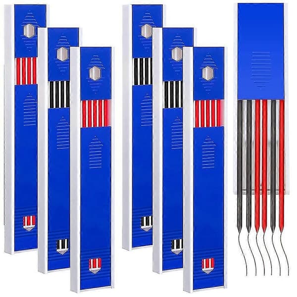 36 Stycken Torra Grafitstift, 2,0 mm Torra Pennstift, Mekaniska Pennstift För Solid Carpe