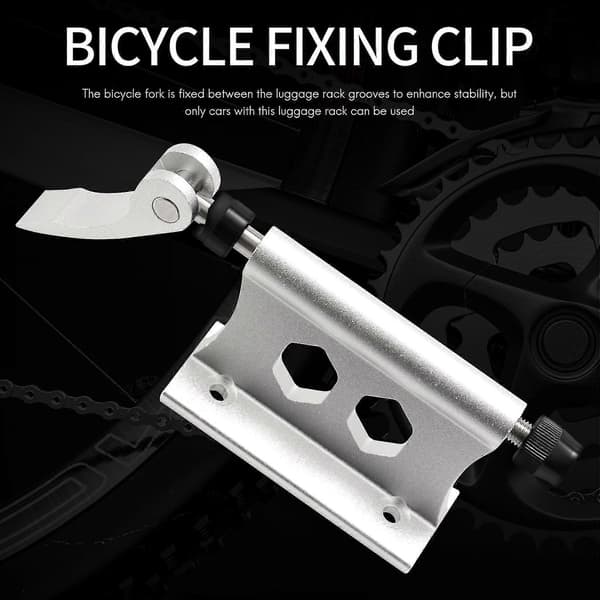 2-pack Cykelgaffelmontering Cykelställ Snabbkoppling Gaffelblock Lastbilsmontering Cykelhållare Fast Clip Lu