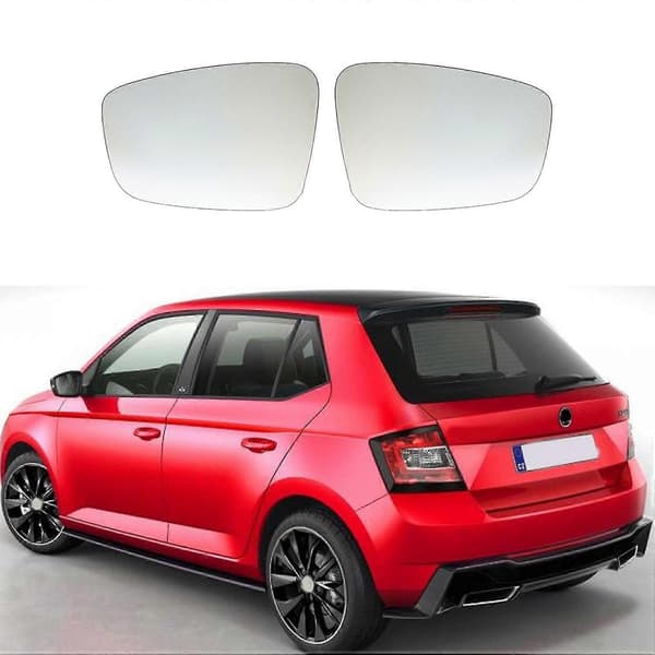 Opvarmet sidespejlglas til Fabia 2015-2017 til Rapid 2018-2020