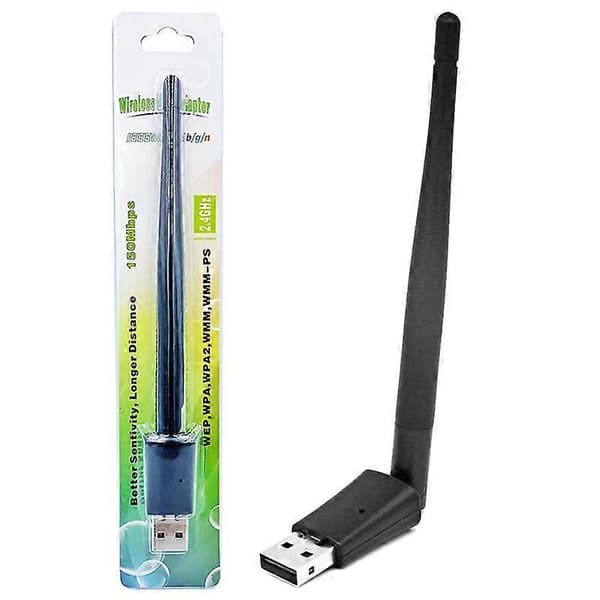 MT7601 USB WiFi Trådløst Netværkskort Adapter med Antenne til TV Set Top Box