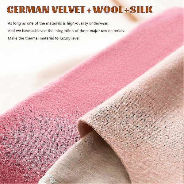 Termounderkläder Herr Vinter Dam Långkalsonger Set Fleece Håller Värmen I Kallt Väder Male Camel 2XL