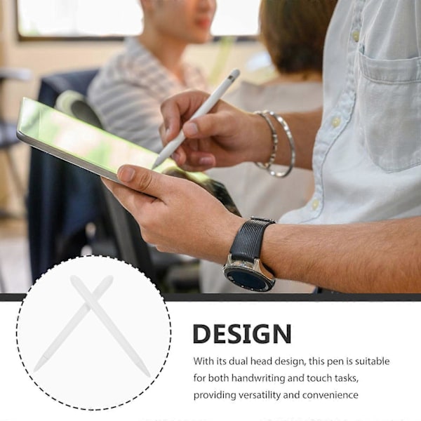 2 st Touch Stylus Pen Kapacitiv Pen Whiteboard Skrivpenna Universal Skärm Touch Penna