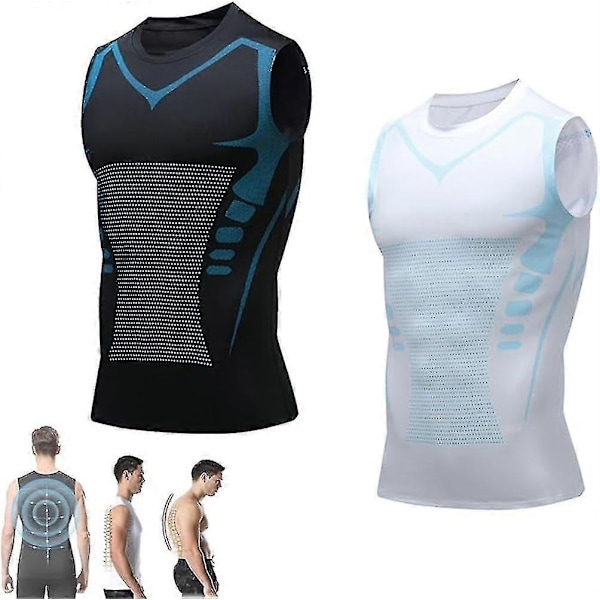 Menionic Turmalin Holdningskorrigerende Vest, Menionic Turmalin Holdningskorrigerende Vest, Holdningskorrigering 2PCS B M