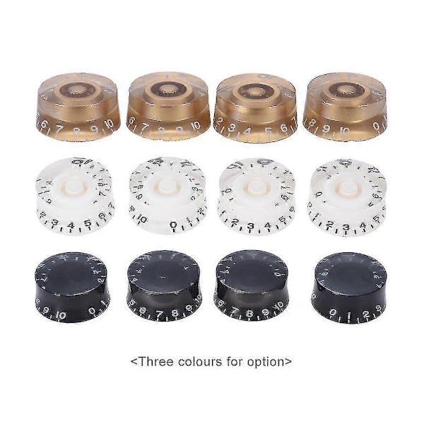 4 stk. Hastighet Volum Tone Kontrollknotter For Gibson Les Paul Gitar Erstatning Elektrisk Gitar Deler