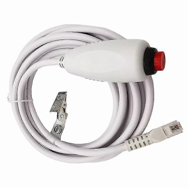 Sykepleierkabel 6p4c Sykepleierkallesystem Nødanrop Universalkabel Erstatningskabel 3 Meter Med