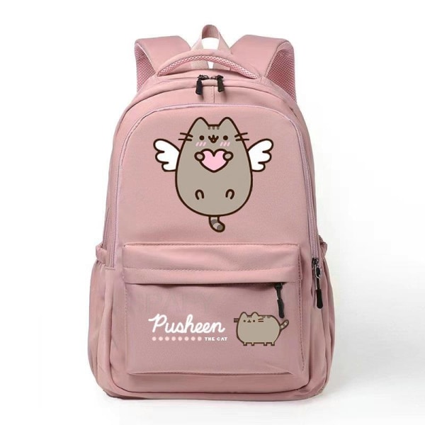 Kawaii Tjock Katt Ryggsäck Mode Canvas Ryggsäck för Kvinnor style 3