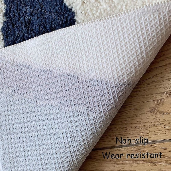 Tflycq Badeværelsestæpper Natur Badeværelsestæppe Til Badeværelse Skridsikkert Blødt Absorberende Maskinvaskbart, Brusebad Badeværelsesindretning Bademåtte, 40x60 cm, Beige